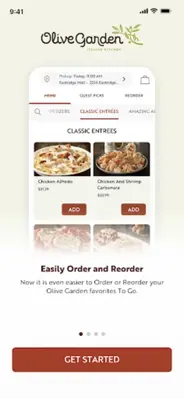 Olive Garden android App screenshot 1